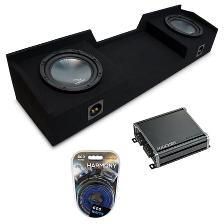 04-15 Fits Nissan Titan King Crew Truck Harmony R124 Dual 12" Sub Box & CXA400.1