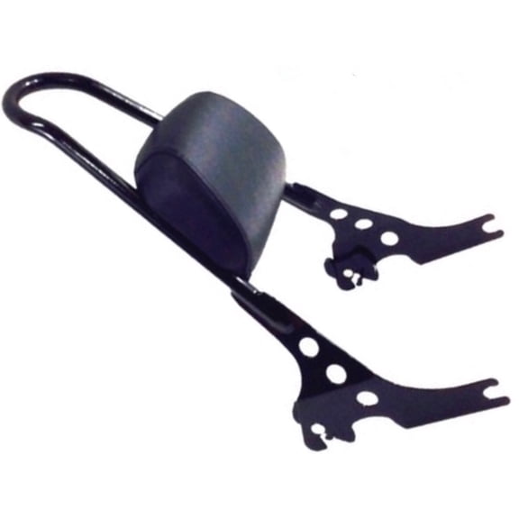 04-2026 Black Harley Davidson Sportster Detachable Sissy Bar Pad 52631-07 Backrest 51146-10B
