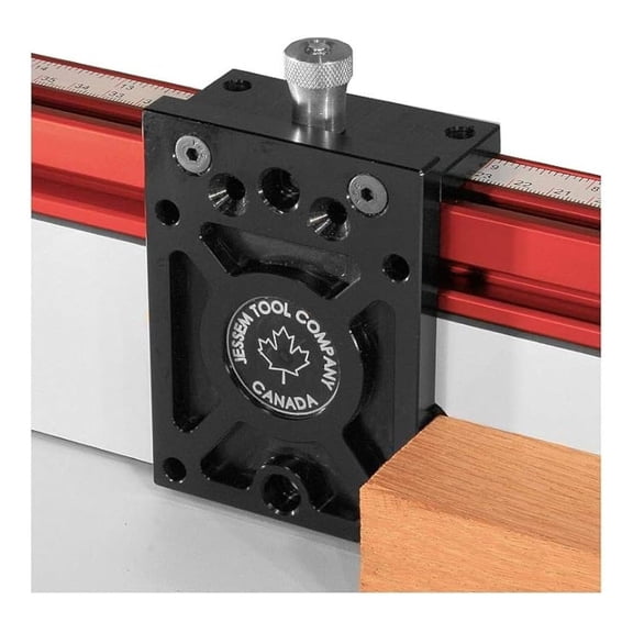 04004 Fence Stop Mast-R-III, TA Fence, and Rout-R-Fence II Precision Adjustable Stop for Router Table Fences Anodized Aluminum Ideal for Repeatable Cuts and Consistent Positioning