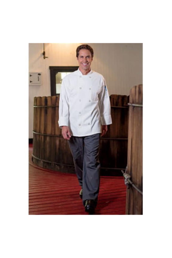 0402-2507 3Extra Large Chef Coat 10 Buttons in White