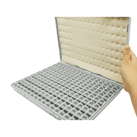 0402 SMD Resistor Kit, 1% Tolerance, 96 Values, 4 Enclosures (R04E96-200)