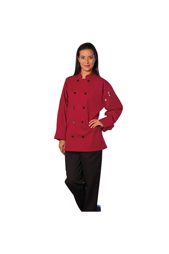 0405-1905 Moroccan Chef Coat in Red - Xlarge