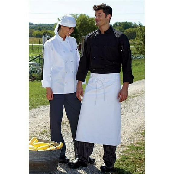 0413-2508 4Extra Large 5.25Oz Chef Coat 10 Buttons in White