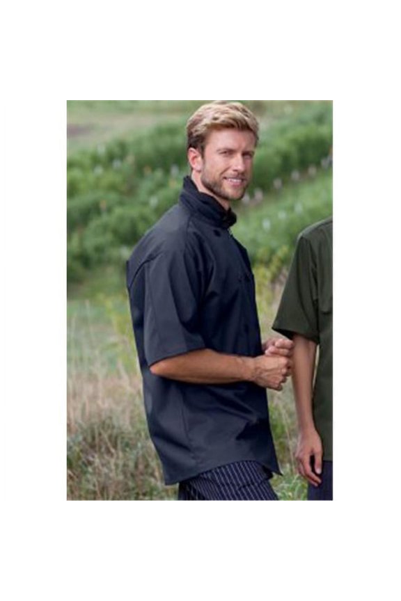 0415-1604 Large Short Sleeve Chef Coat in Navy