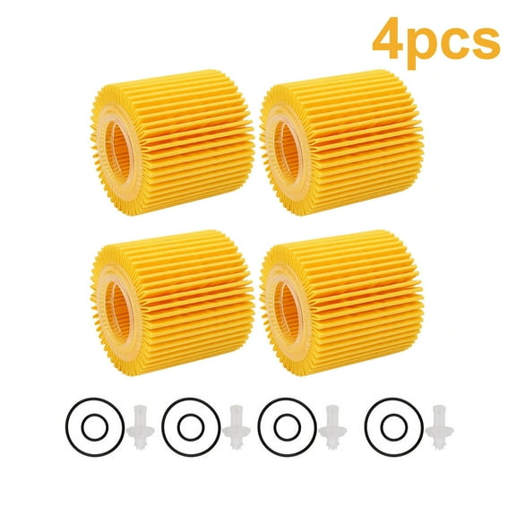 04152-YZZA6 4Pack Oil Filter For Toyota Corolla Prius C-HR Scion IM XD