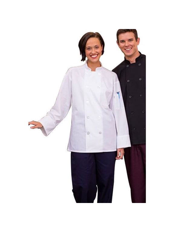 0422-2503 Classic Poplin Coat Ls Mesh 5. 25 Wht Md