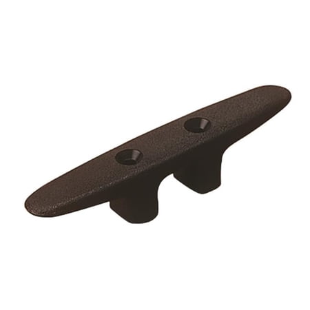 043380-1 8 in. Heavy Duty Black Nylon Open Base Cleat, Black