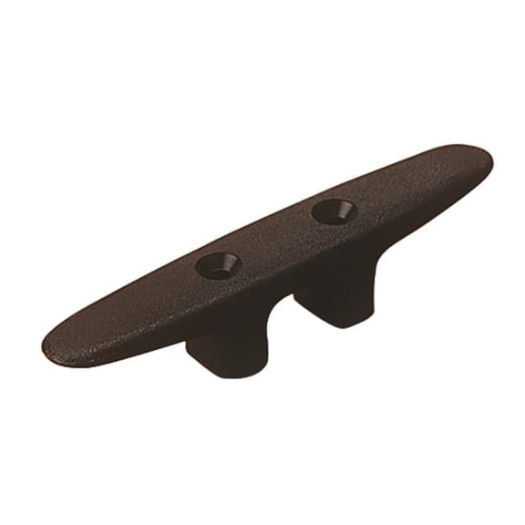 043380-1 8 in. Heavy Duty Black Nylon Open Base Cleat, Black