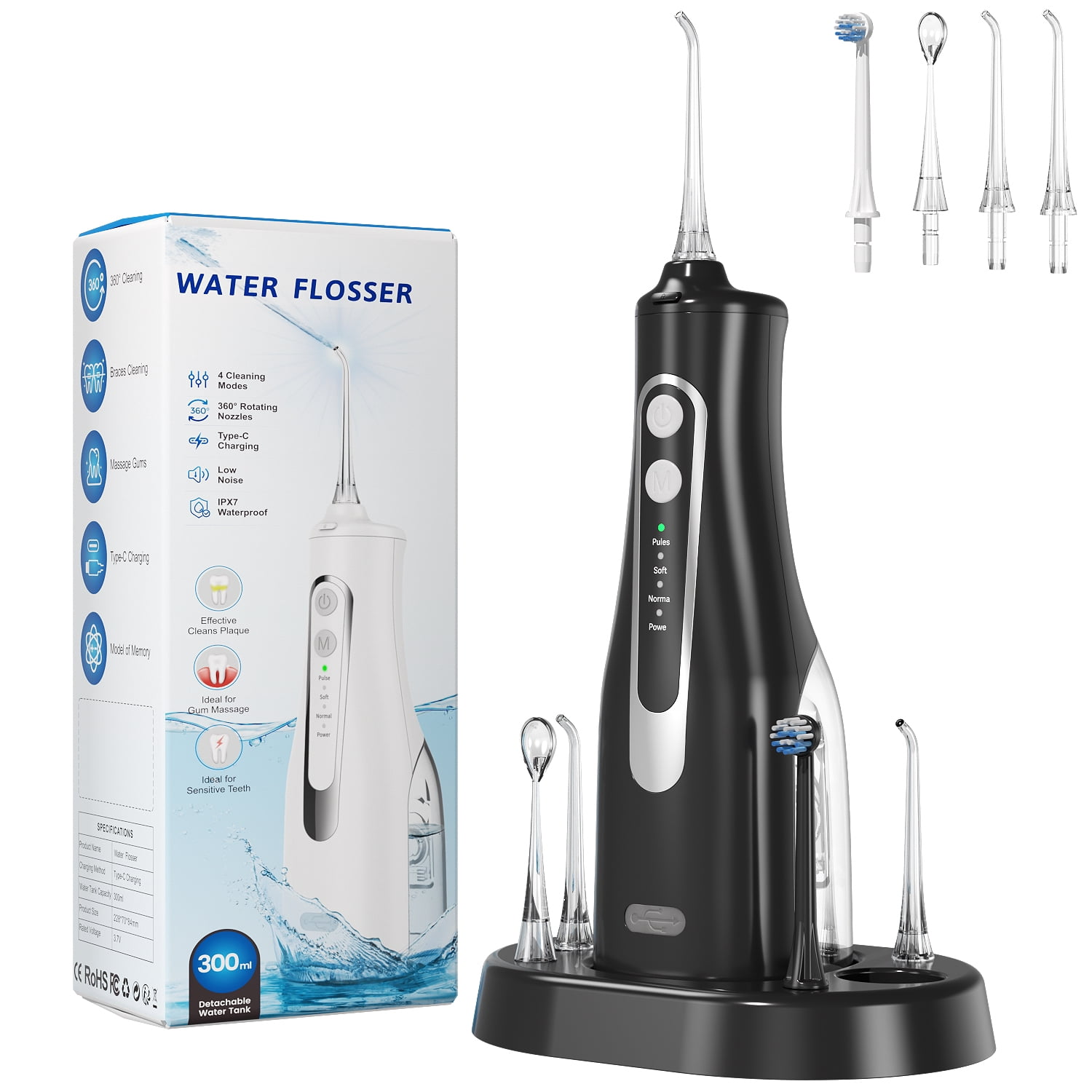 water flosser, Black