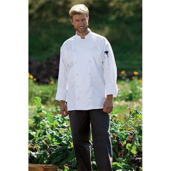 0451EC-2504 Master Chef Coat in White - Large