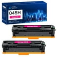 thumbnail image 1 of 045H CRG-045H | Compatible Toner Cartridge Replacement for Canon Cartridge 045HC Color imageCLASS MF634Cdw MF632Cdw LBP612Cd Printer Ink Magenta 2-Pack, 1 of 9