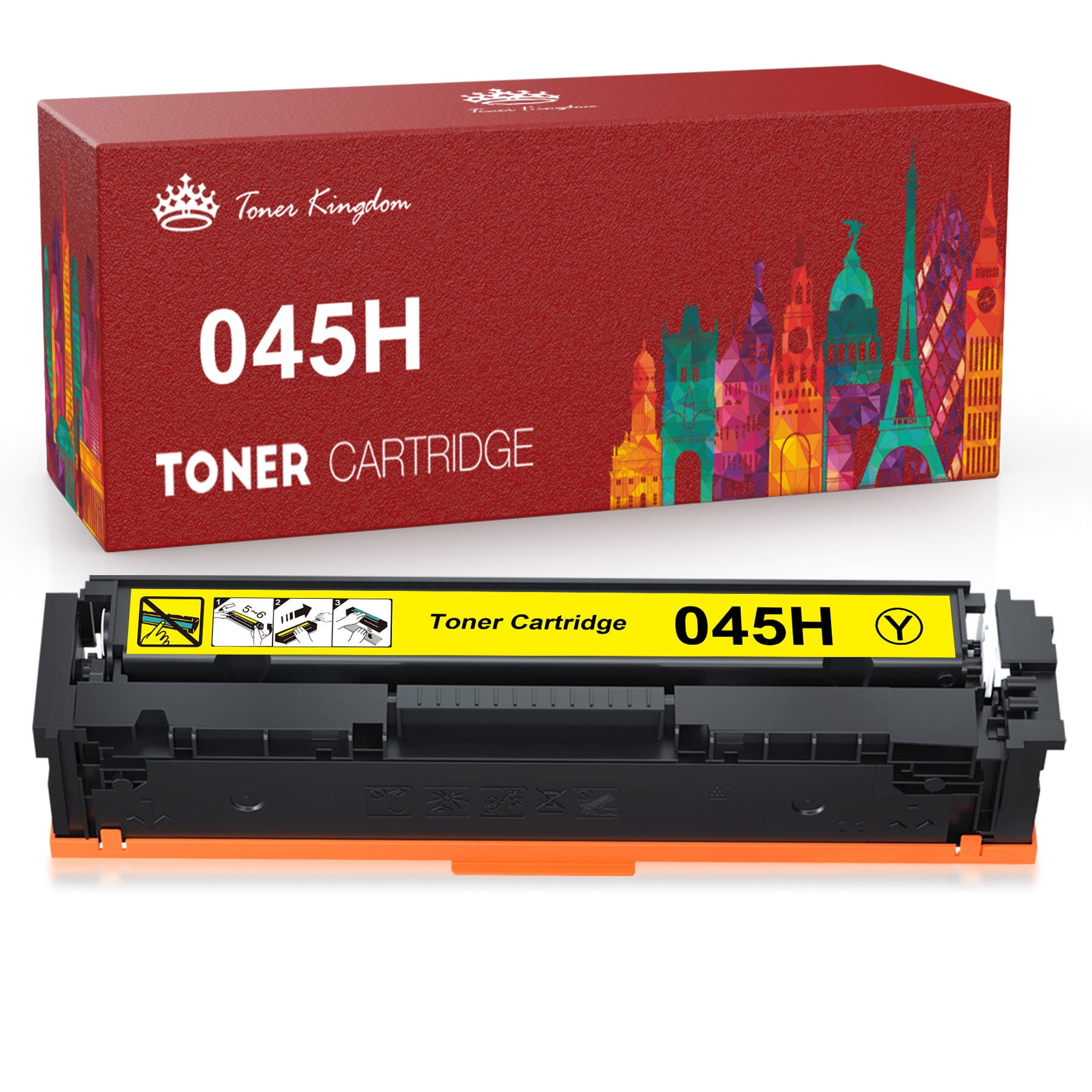 045H TonerKingdom Compatible Toner Cartridges for Canon 045 045H CRG