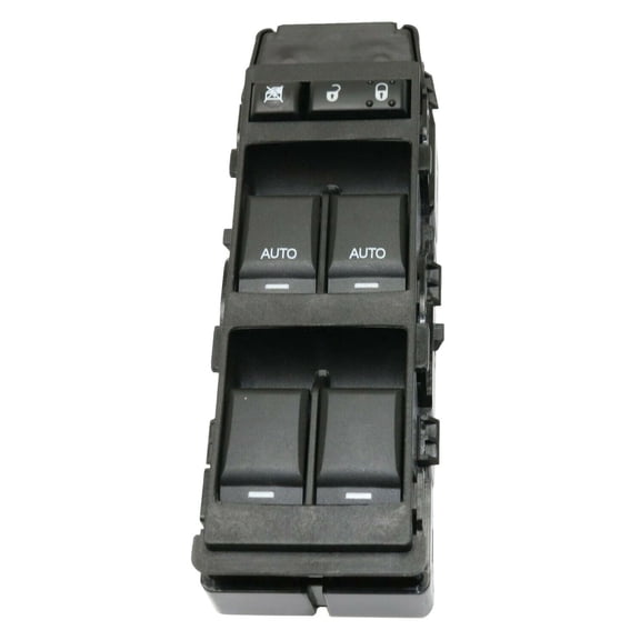 04602781AA Power Door Window Control Switch - Front Left Driver Side, Black, 6 Buttons, 14-Prong Blade Male Terminal with 1 Female Connector