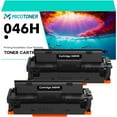 thumbnail image 1 of 046H 046 2-Pack Compatible Toner Cartridge for Canon 046H 046 H Work with ImageCLASS MF731Cdw MF733Cdw MF735Cdw LBP654Cdw Printer Ink (Black), 1 of 6