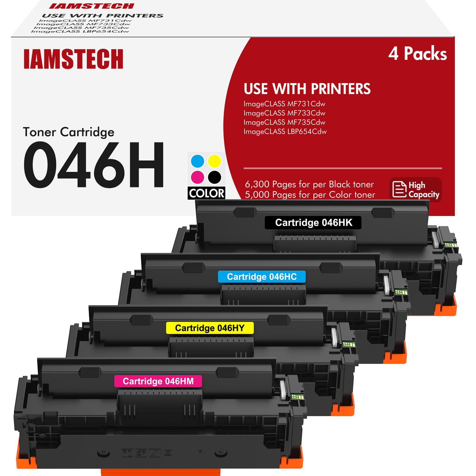 046H 046 MF733Cdw Toner Cartridge Replacement for Canon 046H 046 CRG