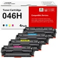 thumbnail image 1 of 046H Toner Cartridges 046 Compatible for Canon 046H CRG 046 for ImageCLASS MF731Cdw MF733Cdw MF735Cdw LBP654Cdw Printer Ink 4-Pack (Black Cyan Magenta Yellow), 1 of 6