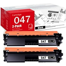 047 Black Toner Cartridge 2 Pack Replacement for Canon imageCLASS LBP113w Printer