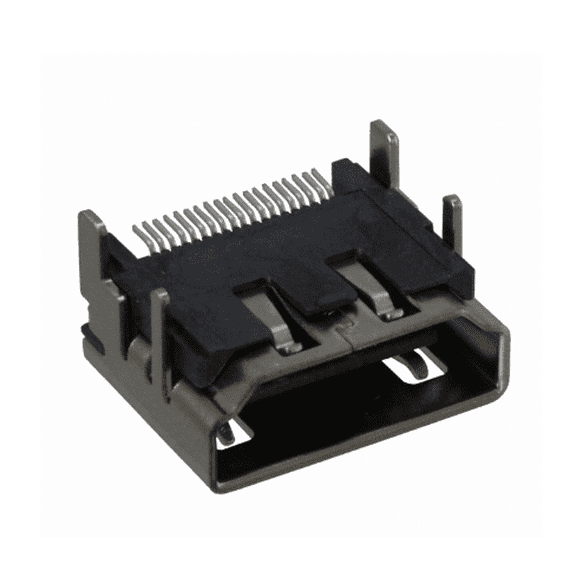 0471511001 HDMI Receptacle Connector 19 Position Surface Mount, Right Angle; Through Hole
