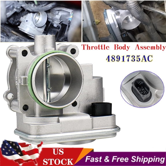 04891735AC Throttle Body For Jeep Chrysler Dodge 200 2.0L 1.8L Compass Caliber