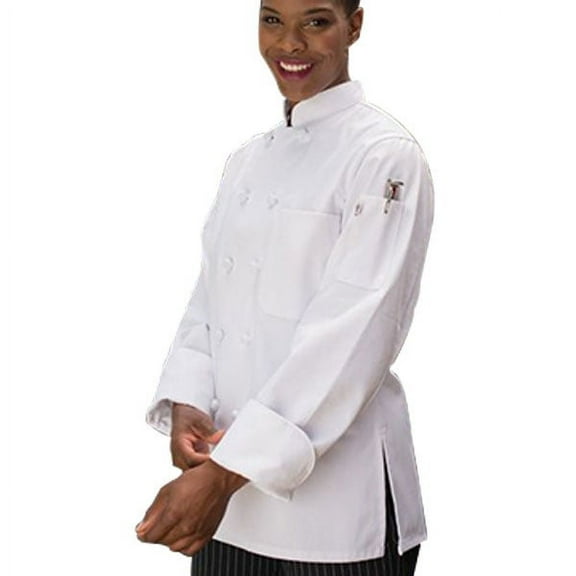 0490-2505 Sedona Chef Coat in White - XLarge