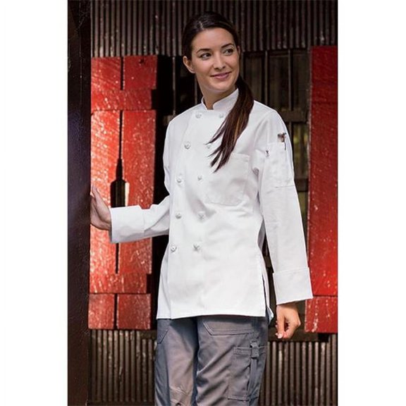 0490-2509 Sedona Chef Coat in White - 5XLarge