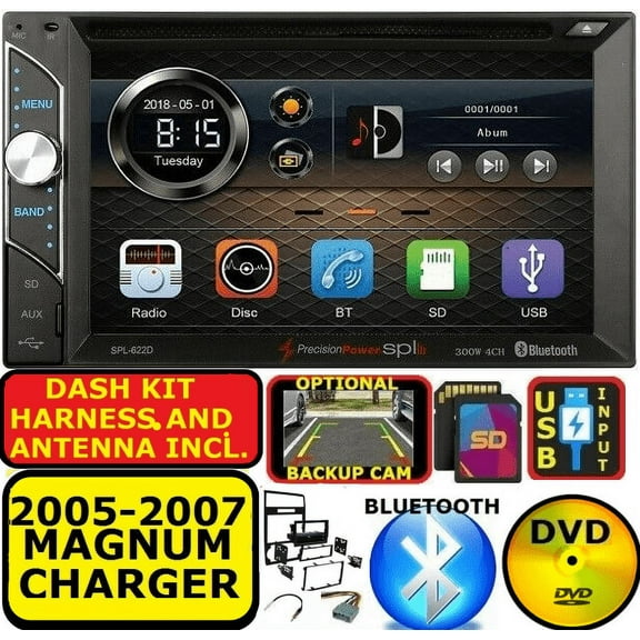 05 06 07 DODGE MAGNUM CHARGER BLUETOOTH TOUCHSCREEN DVD CD USB Car Radio Stereo