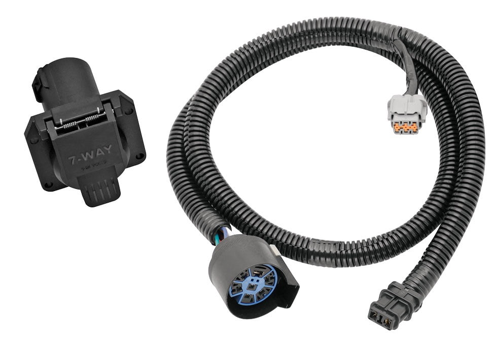 Cavi Rimorchio 4 Vie 7 Vie Kit Cablaggio Per Rimorchio 4 Vie Piatto + 7 Vie RV, Compatibile Con Xterra 2005-2015 E Frontier 2005-2022 Kit Cavi Rimorchio Nissan Xterra