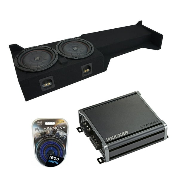 05-19Fits Nissan Frontier Crew Cab Kicker CompVT CVT10 Dual 10 Sub Box CXA800.1