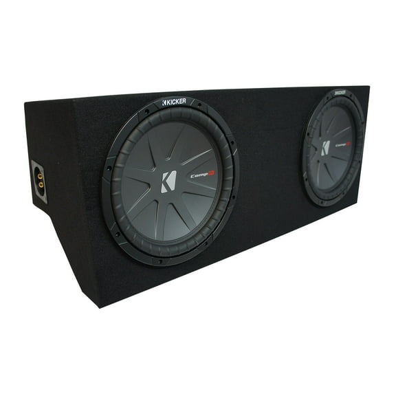 05-15 Ford Mustang Coupe Kicker CompR CWR10 Dual 10" Custom Sub Box Final 2 Ohm