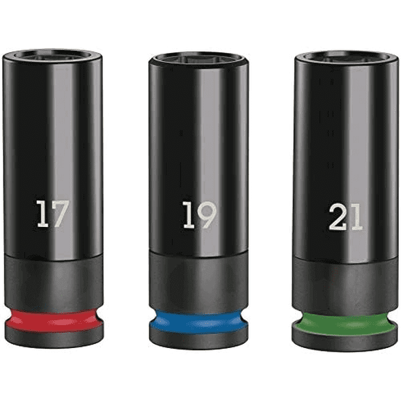 05004595001 Wheel Impaktor C Set 1 Socket Set, 1/2" Drive, 3 Pieces, Black$$Tools & Hardware Other