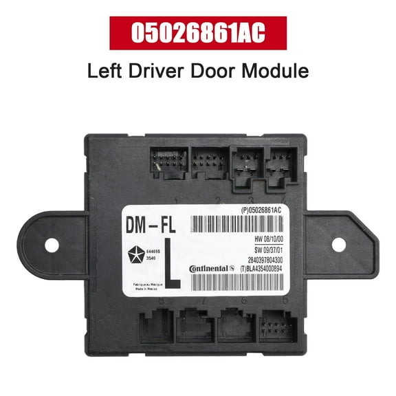05026861AC Front Left Driver Door Module for Dodge Chrysler 2008-2016