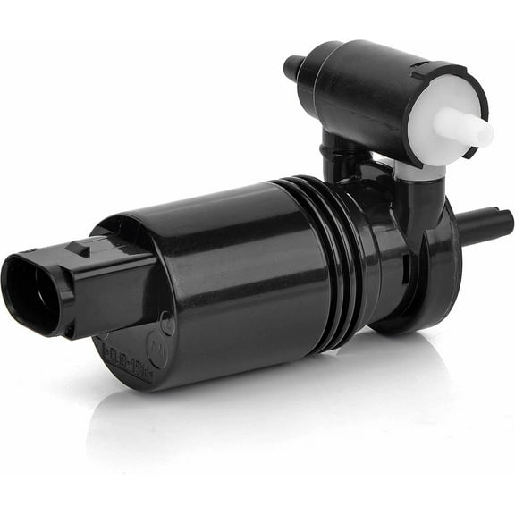 05179153AC Windshield Washer Pump with Grommet Compatible with Grand Cherokee Wrangler Commander/Dodge Grand Caravan Durango Journey/Chrysler Town Country Aspen