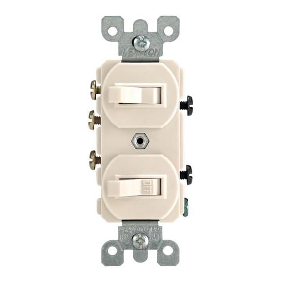 05241-0TS 3-Way Combination Switch Light Almond