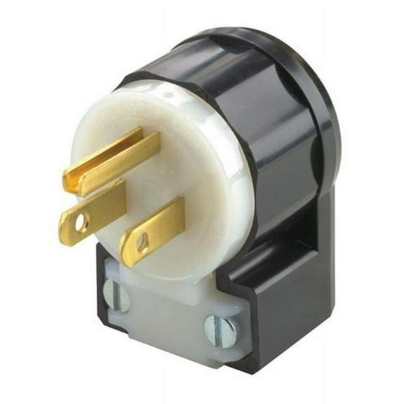05266-0CA 15 amp NEMA 5-15P Angle Grounding Plug