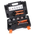 thumbnail image 1 of 0535 crimping tool set Professional Crimping Tool Set Includes Wire Stripper and Cutter for Auto Marine Solar, 1 of 9