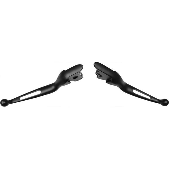 053807 Custom Levers Vortex Black Touring Models 14 16