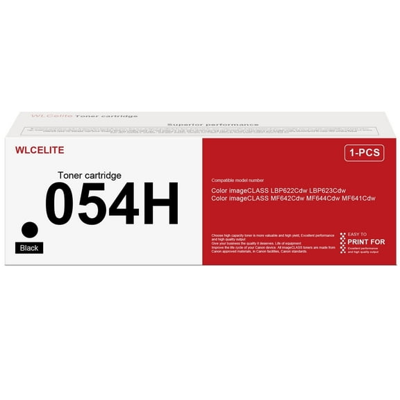 054H CRG-054H Toner Replacement for Canon 054H Toner Cartridge for LBP622Cdw MF644cdw MF641Cdw Printer (Black)