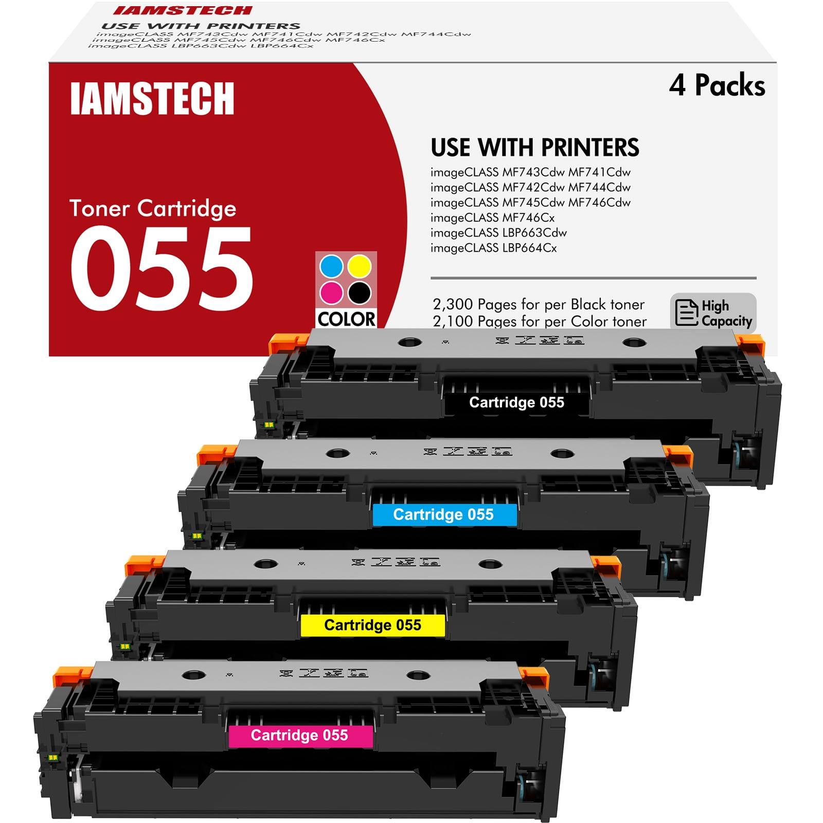 055 055H Toner Cartridge Compatible for Canon Cartridge 055 CRG055