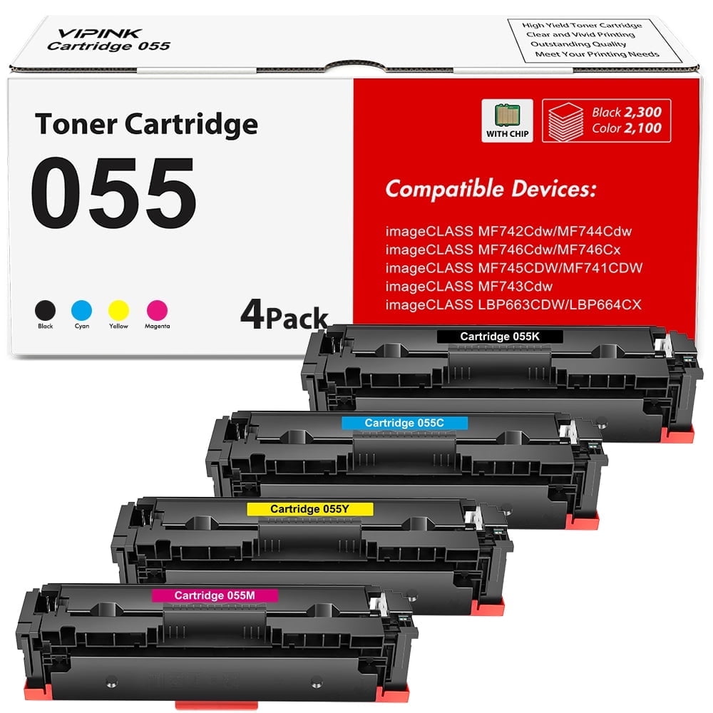 Canon 055 055H Toner Cartridge Set for imageCLASS Printers (Black