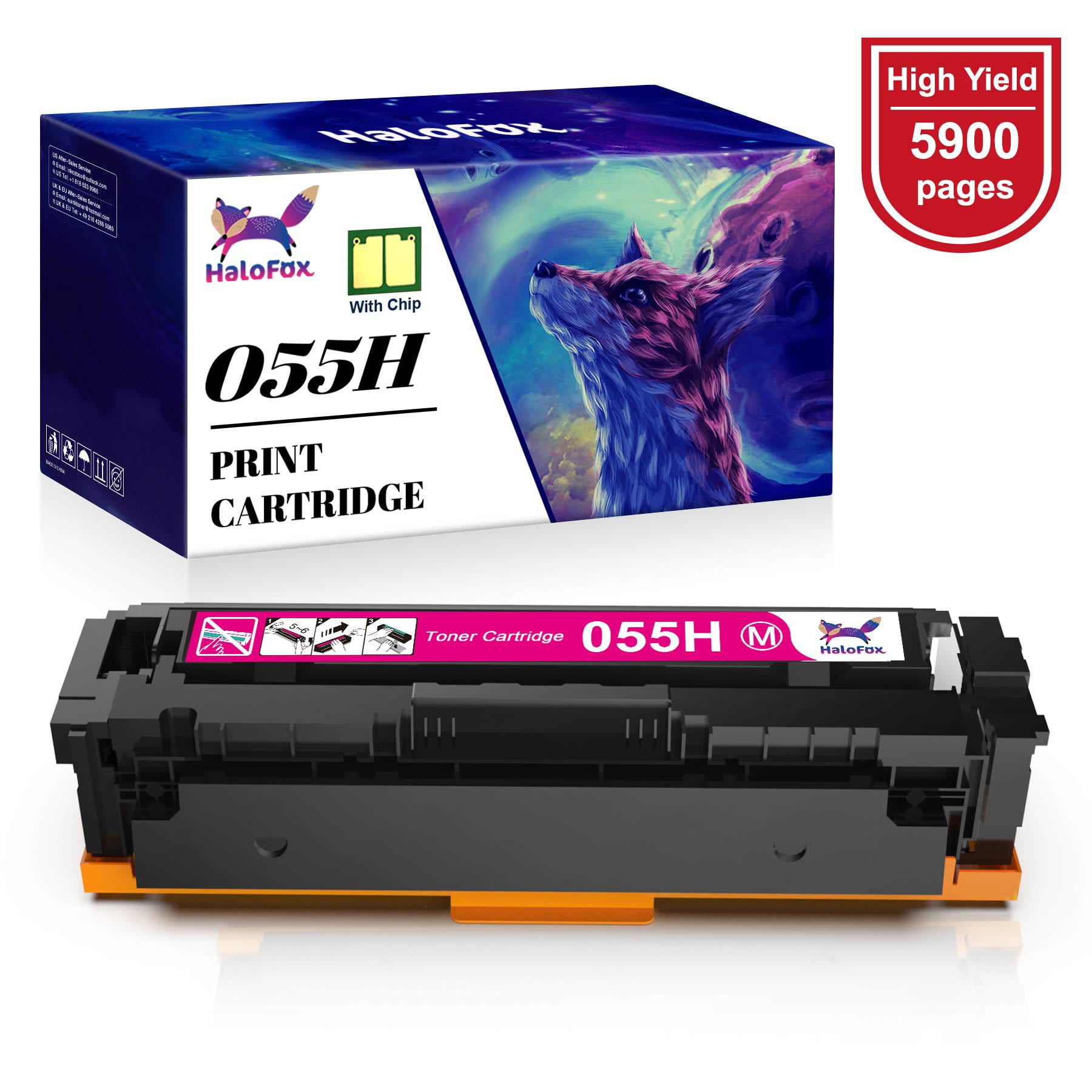 055H High Yield Laser Toner Cartridge for Canon Cartridge 055 055H CRG ...