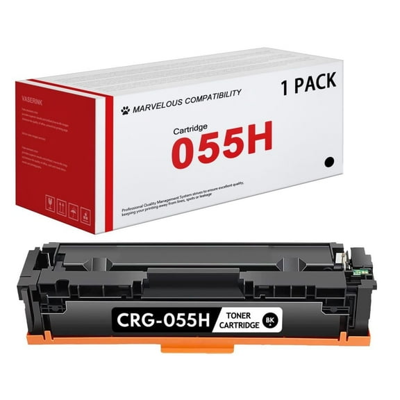 055H Toner Cartridge: High Yield CRG-055 Toner Replacement for Canon ImageCLASS MF741Cdw MF743Cdw MF745Cdw MF746Cdw LBP664Cdw Printer, 1 Black