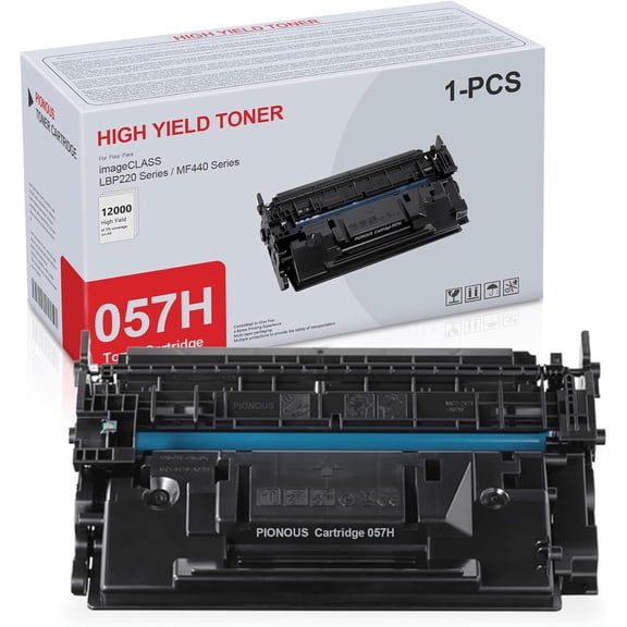 057H High-Yield Black Toner Cartridge (1Pack): 057H Toner Replacement for Canon ImageCLASS MF445dw MF445dwbn MF448dw MF449dw LBP226dw LBP227dw Printer