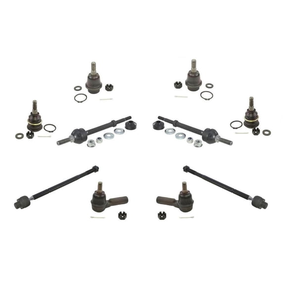 06-08 Ram1500 4x4 Pick Up 4.7L 5.7L 4 Ball Joints Tie Rods Sway Bars 10pc Kit
