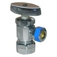 thumbnail image 1 of 06-7253 Angle Valve, Chrome, 5/8 In. O.D. Compression Inlet x 3/8 In. O.D. Compression Outlet - Quantity 6, 1 of 1