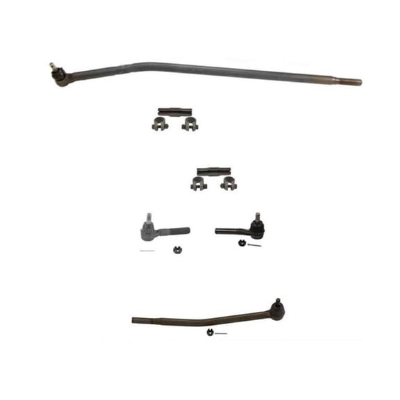 06 For Ford Vans E150 Drag Link Tie Rod Kit 6pc Chassis kit LIFETIME WARRANTY!!!