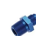 thumbnail image 1 of 06 Straight Male Adapter to 06 NPT Male Blue, 1 of 1