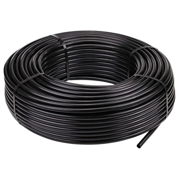 061050 5/8-Inch Drip Irrigation Supply Tubing, 500-Foot, Irrigation Drippers, Drip Emitters, Drip Irrigation Parts, and Drip Systems, made with Polyethylene, Black