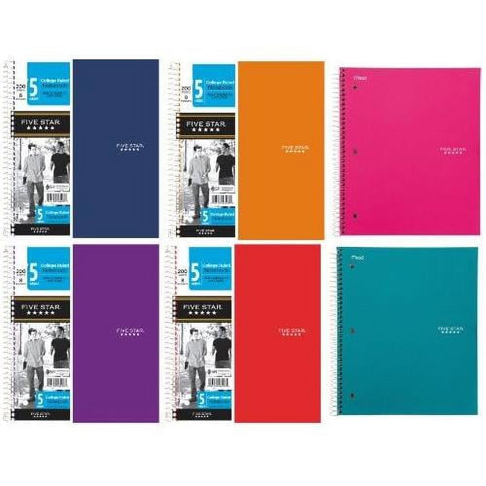 06208 Wirebound 5 Subject Notebook College Rule 11 X 8 1 2 200 06208-wirebound-5-subject-notebook-college-rule-11-x-8-1-2-200