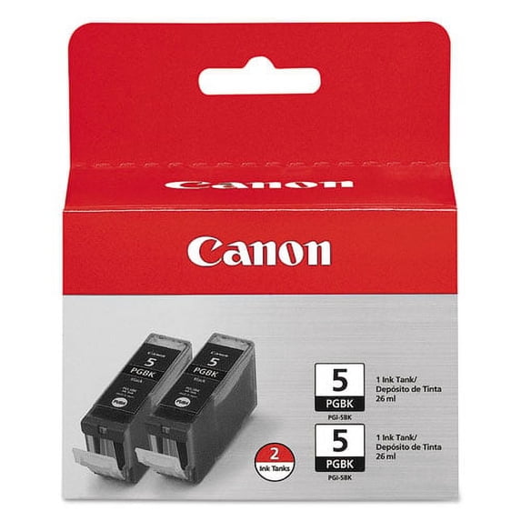 0628b009 (pgi-5bk) Chromalife100+ Ink, Black, 2/pack | Bundle of 2 Packs