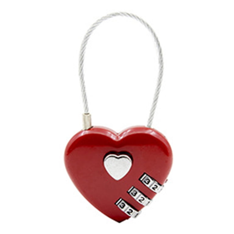 [Lock YU Heart] EASTICE × U [U-Edition] 063U Combination Lock Waterproof Resettable Zinc Alloy Love Heart